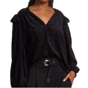 Tanya Taylor's Lucy devoré pullover top